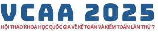 VCAA 2025 - Hội thảo Khoa học quốc gia về Kế toán và Kiểm toán